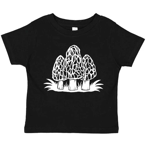 inktastic Retro Morel Mushrooms Toddler T-Shirt