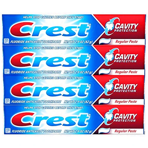 Crest Cavity Protection Regular Toothpaste, 2.9 oz - Pack of 4