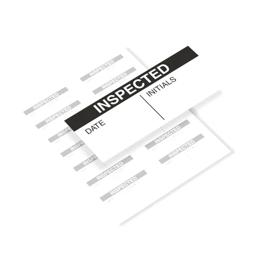 SmartSign Inspected - Date/Initials Calibration Write-On Label | 1.5