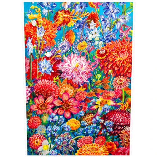 SiTimmGer Jigsaw Puzzles 500 Pieces for Adults Colorful Floral Chart Oil Painting as Flower Challenging Puzzle Fit Together Perfectly Toys 20