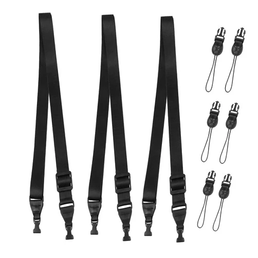 Gowjaw 3 Pack Adjustable Shoulder Strap:Comfortable for iPad Strap Nylon Neck Lanyard for iPad/Samsung Tablet Case,Camera Binocular Crossbody Laptop Luggage Bag