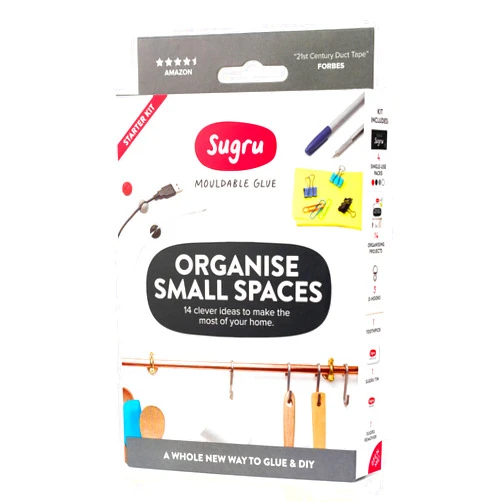 Sugru Moldable Glue - Organise Small Spaces Kit