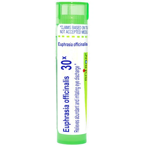 Boiron Euphrasia Officinalis 30X for Abundant & Irritating Eye Discharge - 80 Pellets