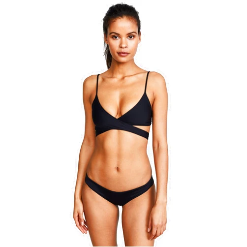 L*Space LSpace Women's Chloe Wrap Bikini Top