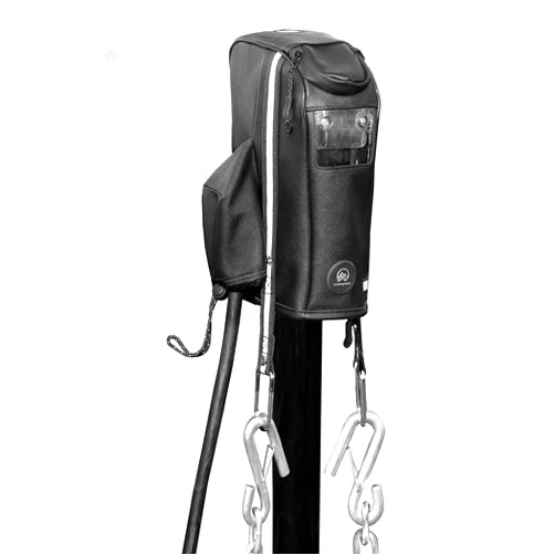 Trailersphere Clever Cover for Barker Jack by Trailersphere Custom Electric Tongue Jack Cover for Trailer, RV, Camper, Chains Holder, Plug Protector, Sun and Waterproof (Barker Jack Cover)
