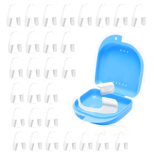Wokyo Night Grinding Guard Mouth Guard Brace for Teeth Grinding Mouth Sleeping at Night (Type B, Pack of 30)