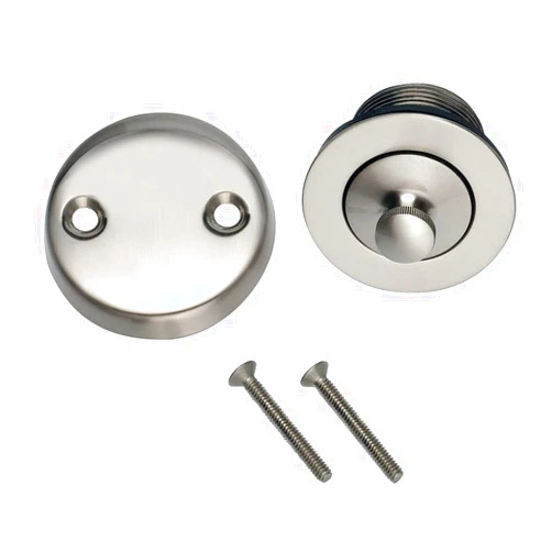 Design House 522334 Lift & Turn Bath Drain Kit Satin Nickel
