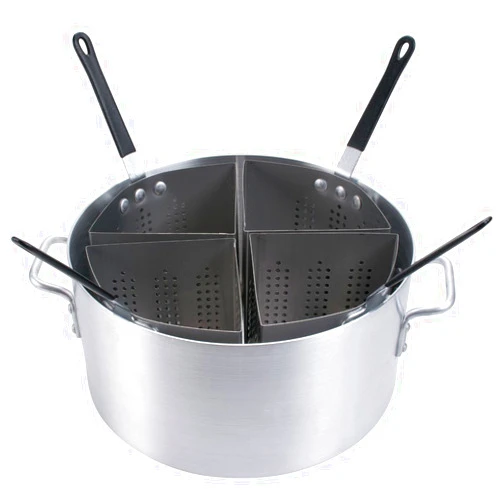 Update International (APSA-4) 20 Qt Aluminum Pasta Cooker w/ Inserts