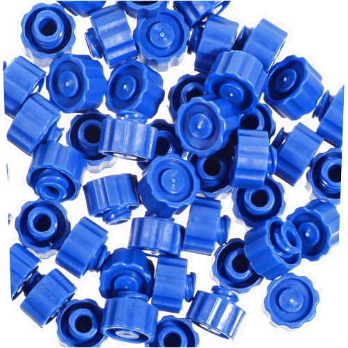 Eldraqth 50 Pcs Syringe Tip Caps Syringe Caps No Needle Luer Lock Cap Easy Grip Syringes Tip Cap for Feeding Tubes Lab Supplies