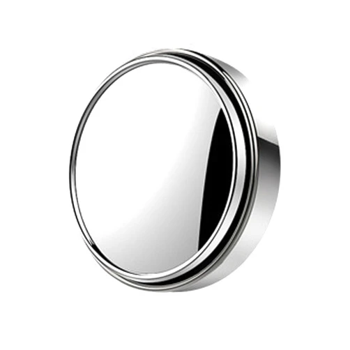 WLBINGLUO Premium Blind Spot Mirrors - 2 Pack Convex Blindspot Mirror for Enhanced Driving Safety – Easy Installation Car Blind Spot Mirror (Silver)