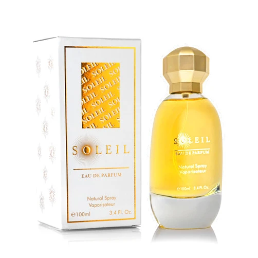 URBAN COLLECTION Soleil for Women Eau De Parfum - Gourmand Fragrance With Soft Florals & Creamy Sandalwood - Top Notes of Pistachio, Vanilla & Salted Caramel - Natural & Free of Parabens - Elegant 100ml Bottle