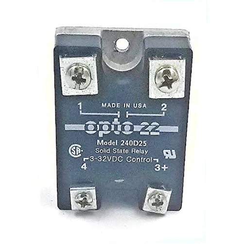 Opto 22 240D25 Ssr Relay 240V 25 Amp 3-32 Volt C