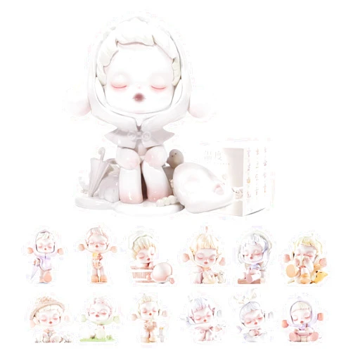 POP MART Skullpanda Warmth Series, Skullpanda Blind Box Figures, Random Design Action Figures Collectible Toys Home Decorations, Single Box