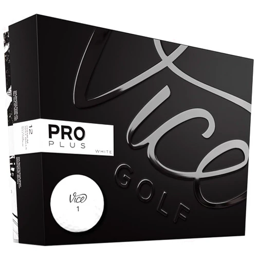 VICE Golf Pro Plus White Golf Balls