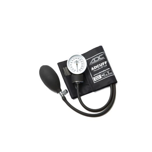 ADC - 760-10SABK Prosphyg 760 Pocket Aneroid Sphygmomanometer with Adcuff Nylon Blood Pressure Cuff, Small Adult, Black