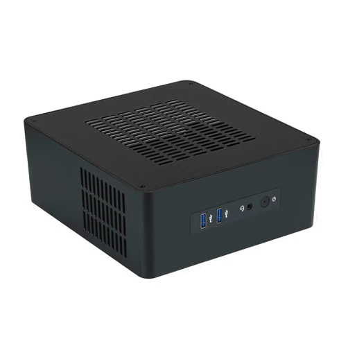 Goodisory TA80 Black Aluminium Desktop HTPC Mini-ITX Computer Chassis Support DC Pico PSU…
