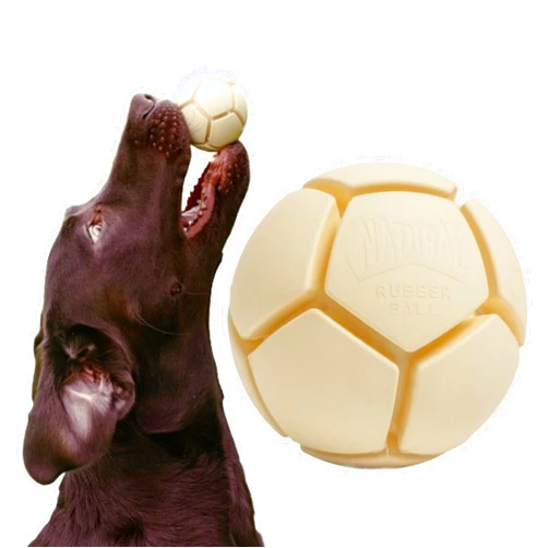 M2 Pet Products Natural Rubber Dog Ball for Safe and Fun Play - Eco-Friendly Dog Rubber Ball - Durable Natural Pet Rubber Ball, Dog Fetch Toy, Medium Sized Balls for Dogs, 2.5” - Dog Toy Balls