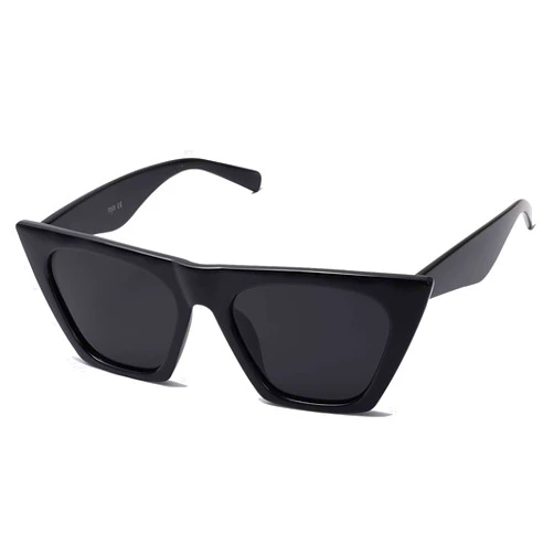 SOJOS Oversized Square Cateye Polarized Sunglasses for Women Men Big Trendy Sunnies SJ2115