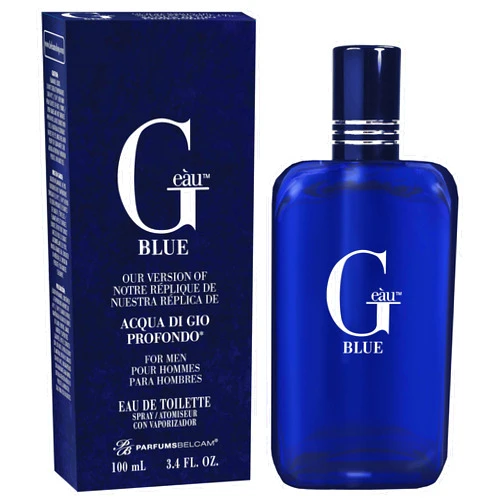 PB ParfumsBelcam G Eau Blue, Eau de Toilette Spray, Our version of a Designer. 3.4 Fl.Oz.