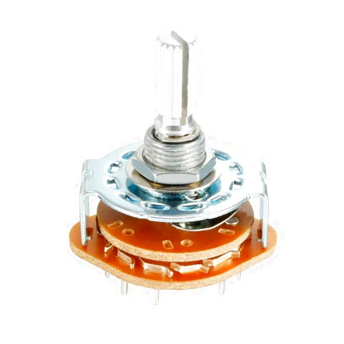 uxcell 2P6T 2 Pole 6 Position Selectable Single Deck Band Channel Rotary Switch Selector