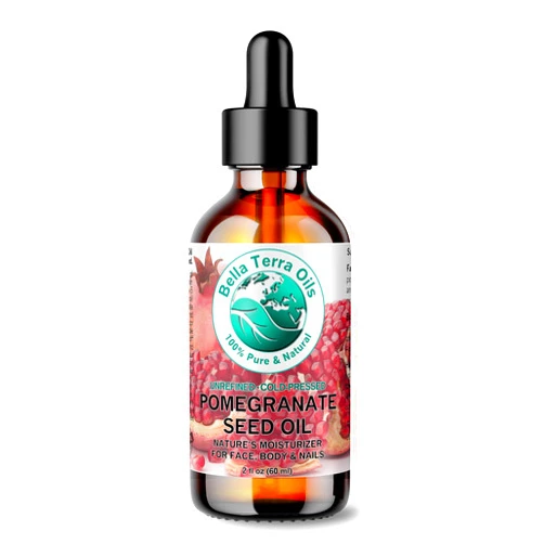 Bella Terra Oils Pomegranate Seed Oil 2 oz 100% Pure Cold-pressed Unrefined Organic - Bella Terra Oils