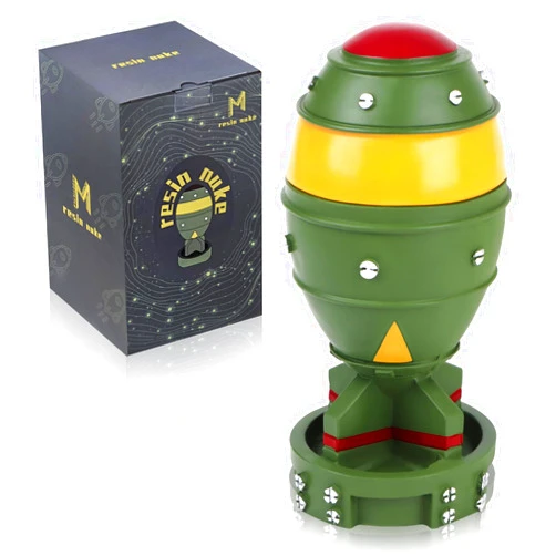 Maozyiltle Fallout Nuke Statue Mini Nuke Bomb Storage Box Figurines,Fallout Merchandise Nuclear Bomb Collection Gift,Fallout Decor Suitable for Desktop Bookshelf Bedroom (ArmyGreen)