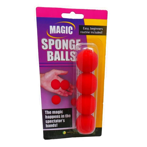 Trickmaster Magic 1.25 Inch Red Sponge Balls Instructions