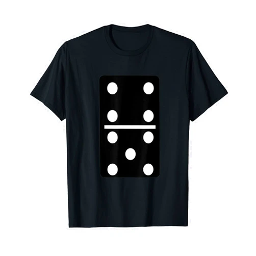 Lustiges Domino Kostüm Steine Party Verkleidung Domino Stone 4 | 5 Tiles Fancy Dress Groups Carnival Costume T-Shirt