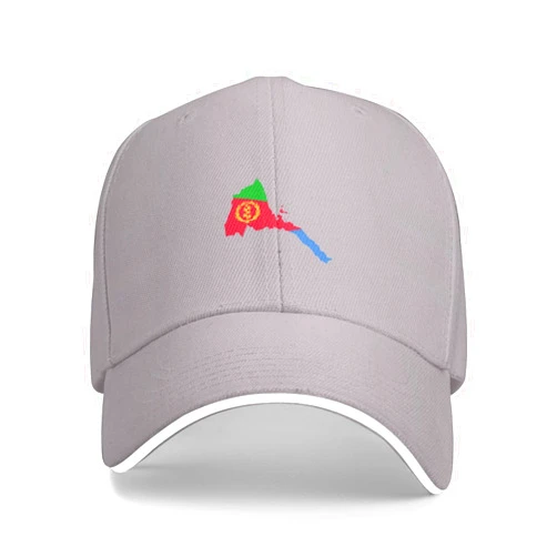 QG ZZX Eritrean Flag Map Unisex Baseball Cap Fits Men Women Adjustable Dad Hat Sandwich Bill Cap