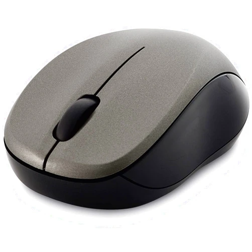 Verbatim Wireless Silent Mouse 2.4GHz with Nano Receiver - Ergonomic, Blue LED, Noiseless and Silent Click for Mac and Windows - Graphite, 1.4