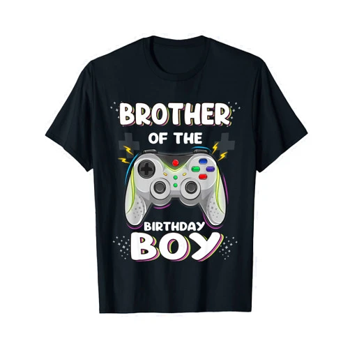 TrendyPull Matching Birthday Gamer Shirts Brother of the Birthday Boy Matching Video Gamer Game Party T-Shirt