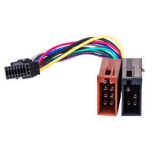 Yongjiangxia ISO Wire Harness Replacement for Kenwood Into Stereo 16 Pin Aftermarket OEM Stereo