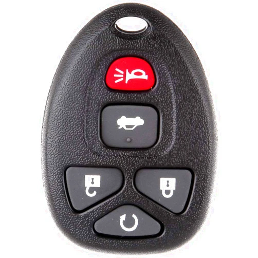 OCPTY 1 X Flip Key Entry Remote Control Key Fob （Shell Case ） Transmitter Replacement for Buick Lacrosse Enclave for Cadillac Escalade Escalade ESV 3521A-T04A-B 5 Buttons