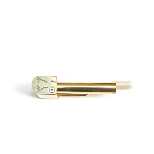 Punchbowl Pipes Super Shaka Brass Portable Proto Tool Easy Open Tar Trap Closeable Lid Solid Brass Innovative All-in-One Design Made in Hawaii
