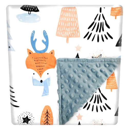NapCure Baby Blanket for Boys Girls (Fox Printed, 30