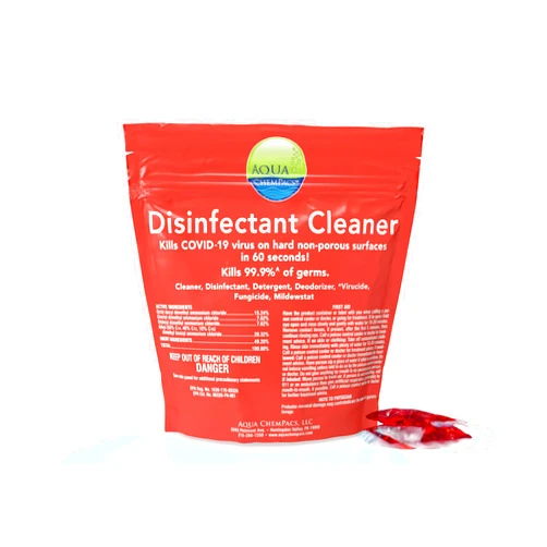 AQUA CHEMPACS Disinfectant Cleaner, 20 Dissolving Refill Packs