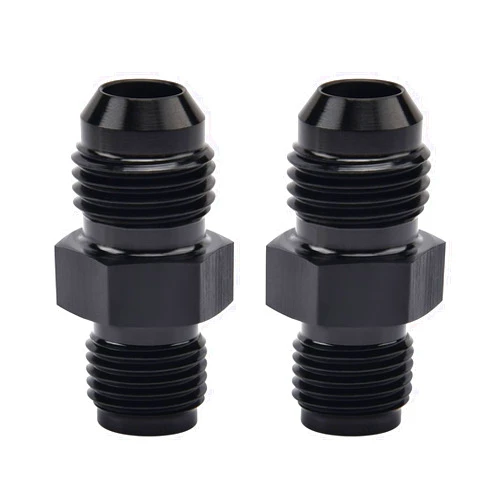 EVIL ENERGY 6AN Male to 1/2 x 20 Inverted Flare Thread Fitting Adapter Straight 2Pcs