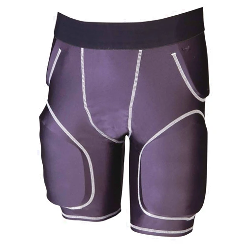 Cramer Tornado 5 Pad Football Girdle with Hip, Tailbone and Thigh Pads, Integrated Closed-Cell EVA Foam Pads, and Moisture-Wicking Fabric, High Support and Comfort, Graphite, Small