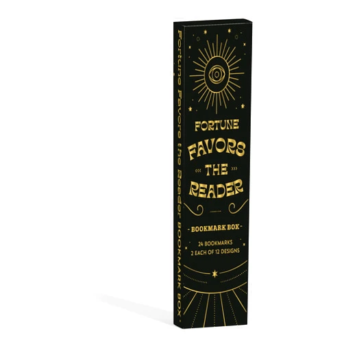 By Gibbs Smith Gift (Creator) Fortune Favors the Reader Bookmark Box