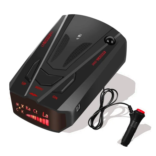 Betobier Radar Detector for Cars, 2023 New Car Automatic 360 Degree Detection, Vehicle Speed Alarm System, POP Mode Radar Gun, City Highway, Voice Prompt Speed, Led Display