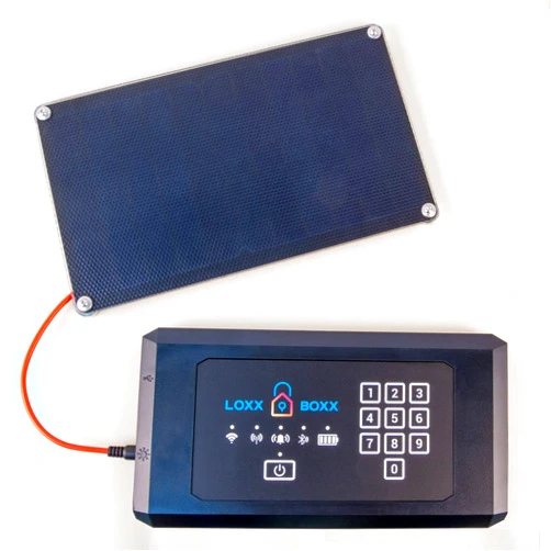 Loxx Boxx Parcel Perfect Loxx Boxx Solar Panel: 5 Watt 6 Volt Solar Panel is Waterproof, Lightweight and Designed to Work with Your Loxx Boxx Device.