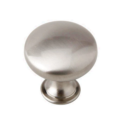 Silverline 6 Pack Cabinet Round Knob Pulls for Kitchen Bathroom Drawer Closet Door Cupboard 30mm Brushed Satin Nickel