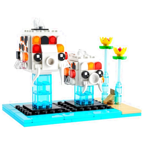 LEGO BrickHeadz Pets Dogs, Cats, Fish, Birds or Hamsters (Choose Pet) (Koi Fish 40545)