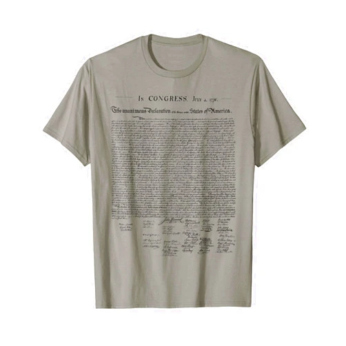 Liberty Swag Declaration of Independence liberty USA Constitution America T-Shirt