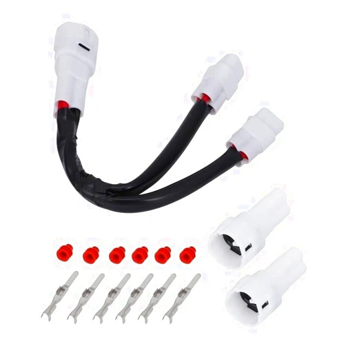 Trjgtas Motorcycle Power Outlet Splitter Kit For Yamaha Tenere 700 Super Tenere Conector for USB Charger GPS Auxiliary Light Heated Grip