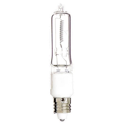 Satco S3487 1/Card 120V 250-Watt T4.5 E11 Base Light Bulb, Clear