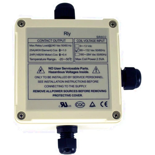 Duda Diesel SR802 110v High Power Relay 25 Amp 4000 Watts Solar Water Heater Heating Element