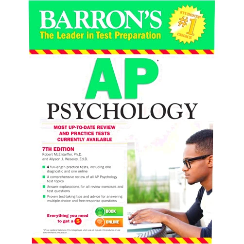 Allyson J. Weseley Ed.D.,Robert McEntarffer Ph.D. Barron's AP Psychology