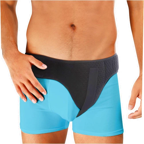 ARMSTRONG AMERICA Hernia Belt for Men Inguinal Hernia Support | Groin or Lower Abdominal Hernia Truss Hernia Belts for Women or Mens Inguinal Hernias Support Belt | With Pressure Pad Fits Left or Right Groins (LARGE)