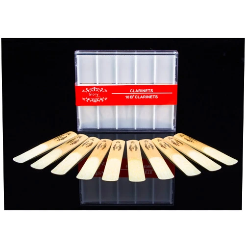 Glory Reeds Clarinet Reed Size# 2.5, Box of 10~size 1.5, 2, 2.5, 3 ~Click for yours'choice